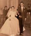 Mariage avec Paul Schwanen 27 septembre 1958